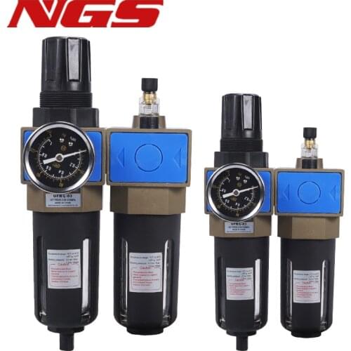 UF/UL/UR/UFR/UFRL-02/03/04 Oil Water Separator Air Filter Pressure Regulator Pneumatic Reducing Valve Air Source Treatment