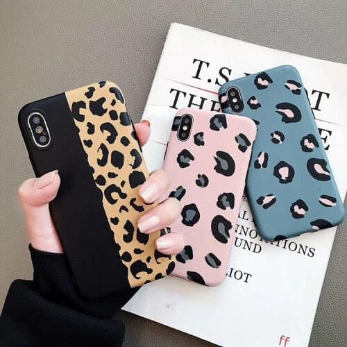 Gimfun Fashion Leopard Print Phone Case for iPhone 12 Mini Pro Max 11 Pro X XR XS Max 8 7 6 6s Plus Luxury Soft TPU Back Cover