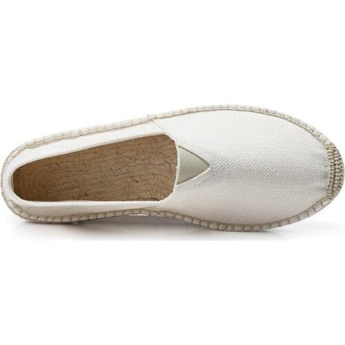 Summer Breathable Footwear Mens Canvas Shoes Hemp Lazy Flats For Men Cheap Moccasins Male Loafers Driving Shoes