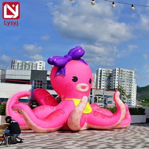 Inflatable Octopus Giant Led Lighting with Change Color Light for Wedding Party Stage Decorations
