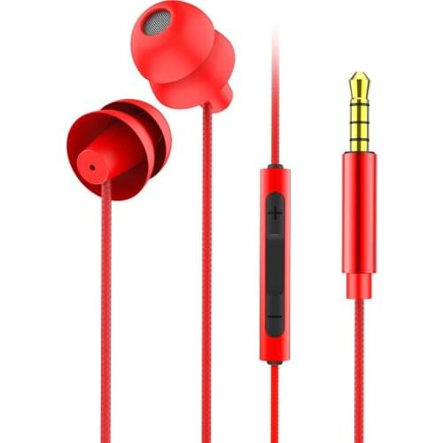 Silicon Sleeping Headphones Earplugs Earbuds With Microphone For Cellphones ,Tablets Mobile Phone Accessories Earphone Headset