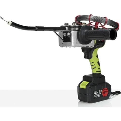 New arrival electrician 1000MAH lithium stringing machine cable automatic wall lead wire electric charging threading machine