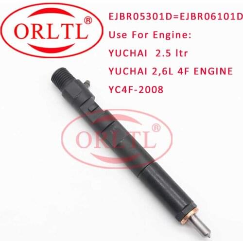 New Nozzle EJBR05301D (F50001112100011) Diesel Injector EJB R05301D (F5000-1112100-011) For YUCHAI 2,6L 4F ENGINE YC4F-2008