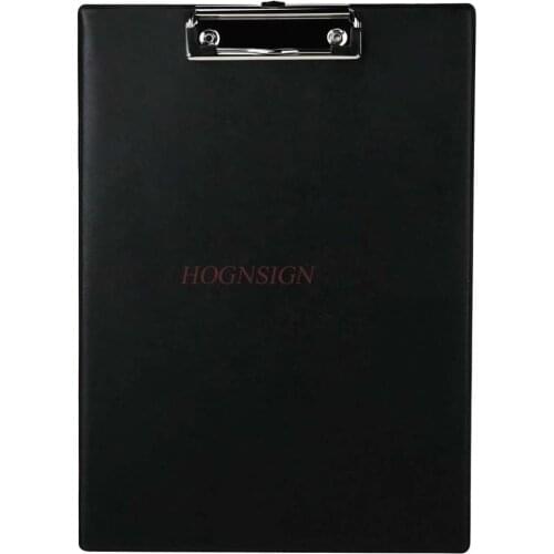 Folder a4 file folder black folder board file storage file folder multifunctional office supplies student paper clip
