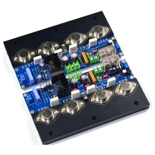 Assembeld HIFI UPC1342V+MJ15024/MJ15025 Gold seal Stereo Amplifier Board 160W