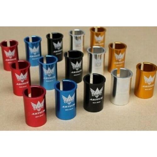 30.4/30.8/31.6mm Seatpost To 27.2mm Bicycle Seat Tube Sleeve Shim Adapter- 50mm