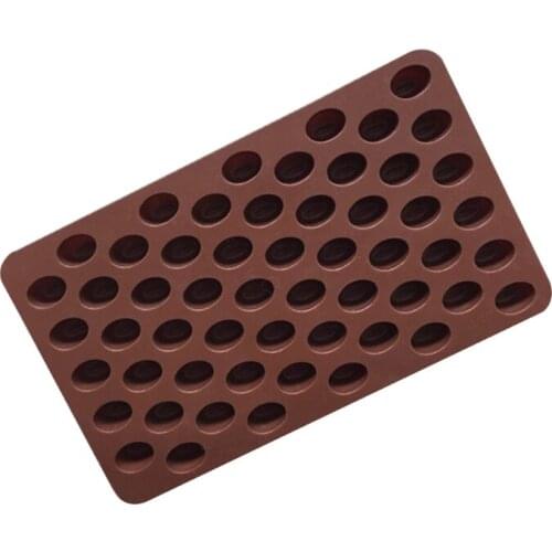 Silicone Mold Mini Coffee Beans Chocolate Candy Candy Mold Handmade Cake 87HA