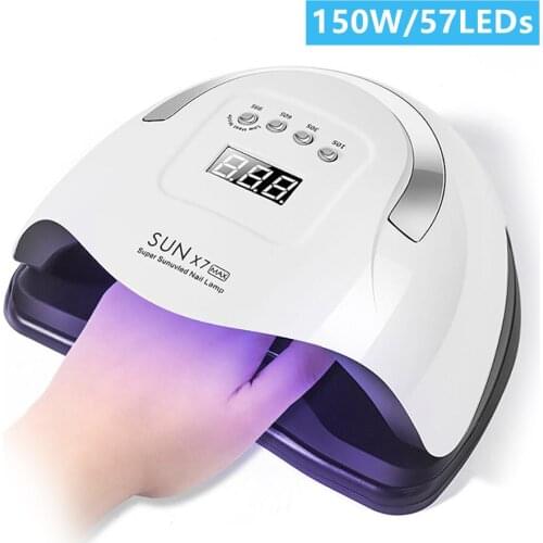 2021 Newest 180/150/36W UV LED Lamp Nail Dryer For Manicure Fast Curing All Gel Nail Polish Quick Drying Lamp Manicure Art Tools