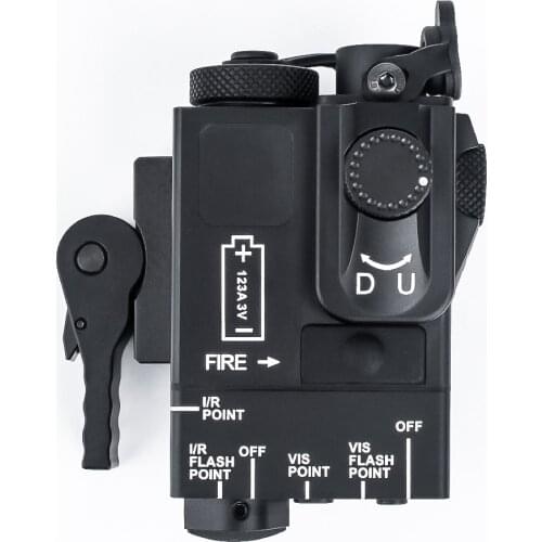 WADSN Tactical DBAL-Mini High Power Green Dot Laser IR Laser Strobe Ver Hunting Rifle DBAL A2 Laser Sight QD Mount for Picatinny