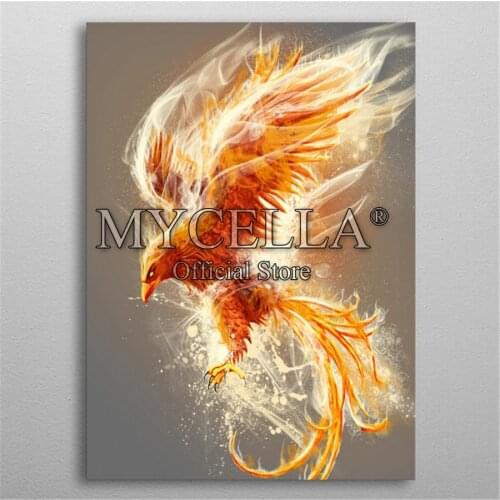 Animals 5d Diy Diamond Painting Cross Stitch Phoenix Diamond Embroidery Full Square Rhinestone Mosaic Wall Art Home Decor Craft