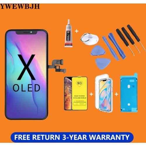 Test Grade For i Phone X XS XR XS Max TFT AMOLED OEM LCD Display Touch Screen Digitizer Replacement Assembly with Open Tools