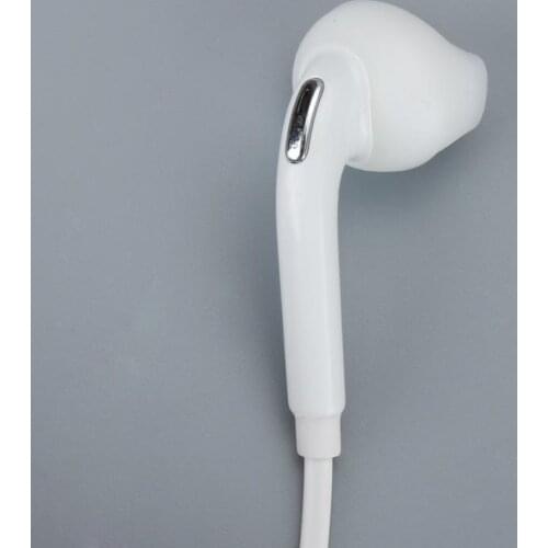 1pc Stereo Bass Earphone Headphone Wired In-ear Earbuds Portable White Headset With Mic 3.5mm Jack For Samsung Galaxy S6