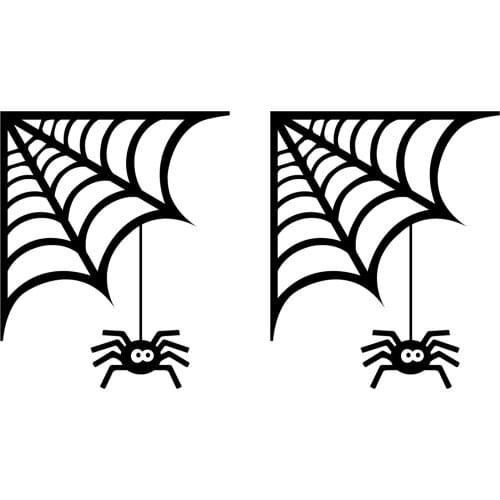 New Fashion Design 2PCS Creative Halloween Party Decor Sticker Wallpaper Party Wall Sticker For Home Decoration Accessories