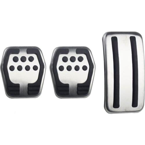 Car-Styling Car Stainless Steel Car Pedal Pads Cover For Ford Focus 2 MK2 Focus 3 MK3 2005-2016 Car Styling Auto Accessories