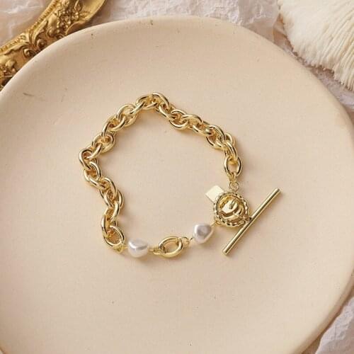 Alien Pearl Bracelet Female Ins Niche Design Girl Student Chain Jewelry