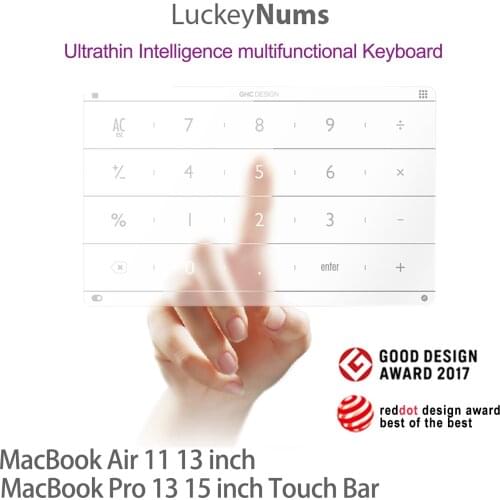 Nums Track Pad Number Touch Pad Smart Digital Wireless Numeric Keyboard For 2012 to 2015 13 /15 Inch Macbook Pro Macbook Air