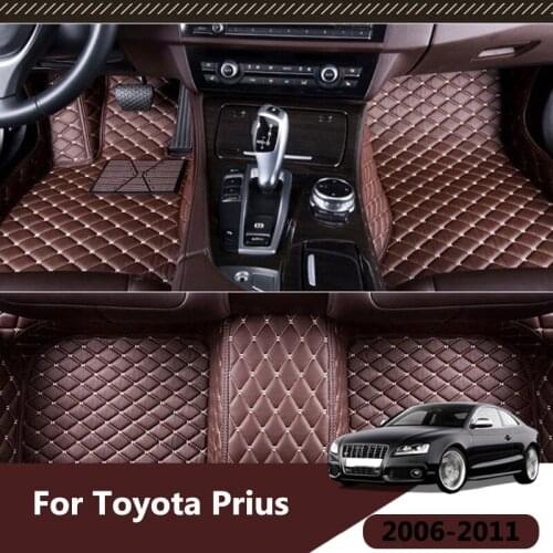 For Toyota Venza Prius 2011 2010 2009 2008 2007 2006 Car Floor Mats Custom Carpets Rugs Auto Interior Accessories