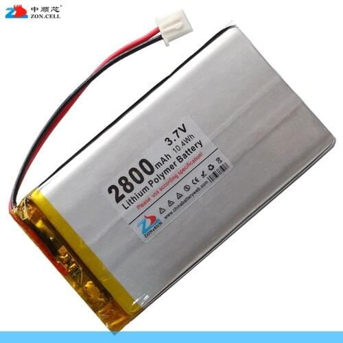 Shipping in special offer core 3.7V lithium polymer battery 3445137 5730130 2800mAh 289879 Rechargeable Li-ion Cell
