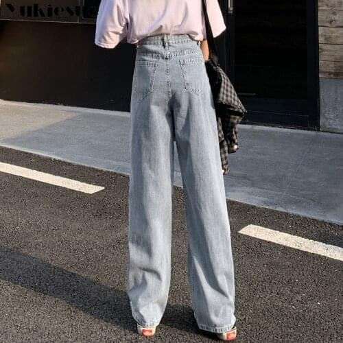 High waisted jeans woman wide leg pants womans jeans for women ripped woman boyfriend jeans womens jeans female Plus size