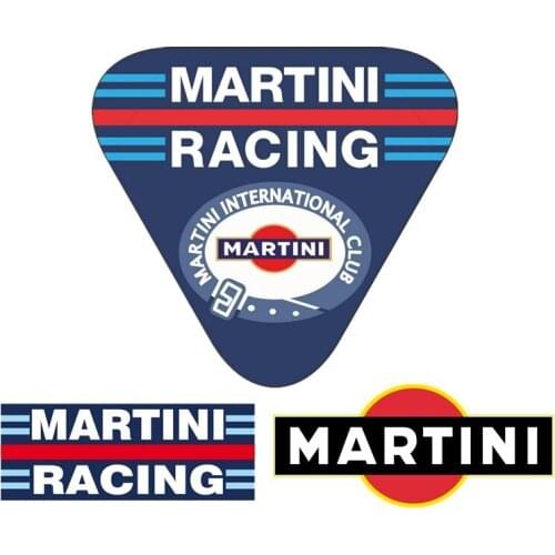 Fuzhen Boutique Decals Exterior Accessories Interesting MARTINI Car Sticker DIY Motorcycle Decoration Window PVC Decals