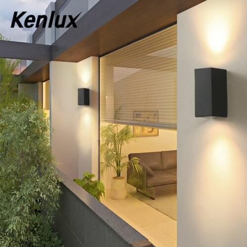 Kenlux Hot Sale Led Outdoor Waterproof Wall Light 5W 10W Up Down Led Wall Lamp Bedside Lights Bedroom Wall Decoration Porch Lamp