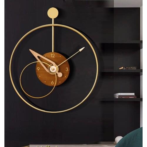 Classic Metal Nordic Pendulum Wall Clock Modern Design Living Room Wall Art Decor Wall Clock Minimalist Decor Wanduhr Home Decor