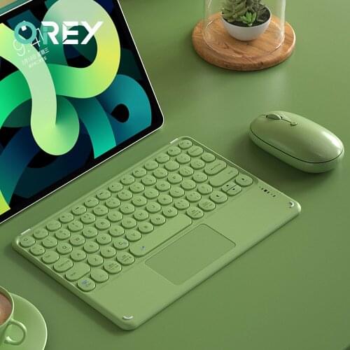 Bluetooth-compatible Keyboard For iPad Pro11 Mini Teclado Wireless Keyboard Mouse For Xiaomi Samsung Touchpad Tablet Keyboards