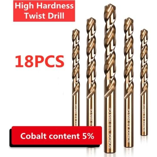 Cobalt-containing Straight Shank Twist Drill Bit Super Hard Plum Alloy Drill Iron, Stainless Steel Special Drill Bit High Cobalt