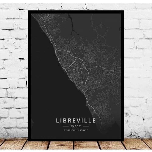 Libreville Gabon Poster