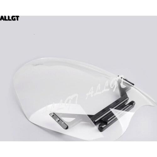 ALLGT Motorcycle Front Windshield Windscreen for Harley VRSCF V-ROD MUSCLE 2009-2016 & Night Rod Special 2012-2016