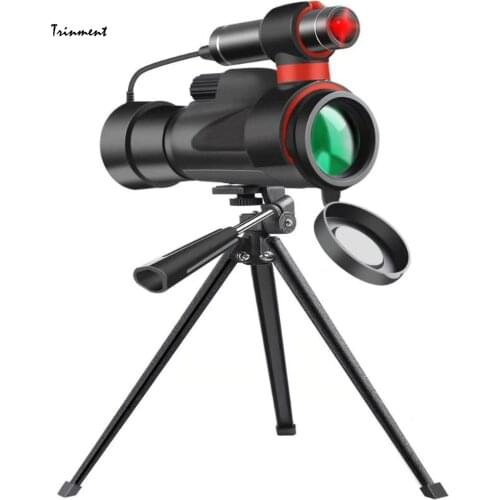 Newest Monocular Telescope with Holder Dual-Focus HD Optics Zoom Night Vision Scope 500M Super Clear Waterproof Outdoor Hunting