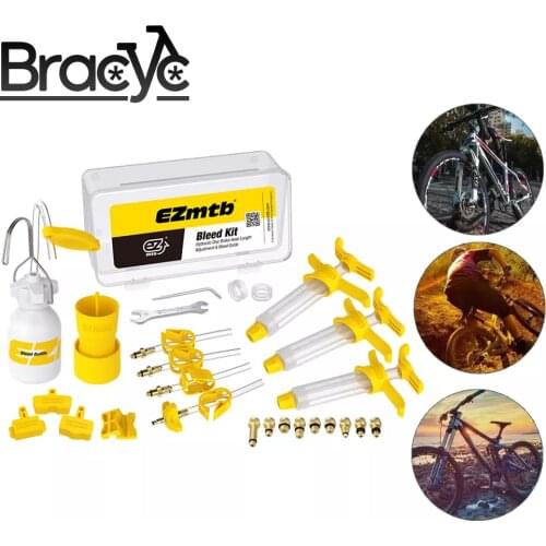Bicycle Hydraulic Disc Brake Oil Bleed Kit Tools for SHIMANO SRAM TEKTRO MAGURA Series MTB Road Bike Brake Repair Tool