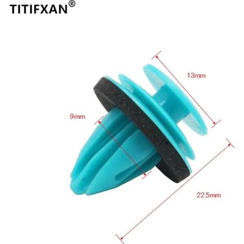 20PCS Universal high quality strengthen car door panel plank plastic fasteners rivet clips for all auto snap buckle button