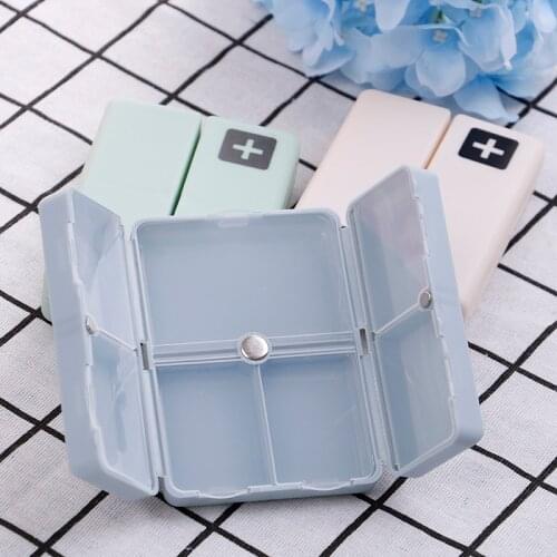 1PC 7 Day Pill Storage Magnet Box Medicine Container Holder Dispenser Case Organizer