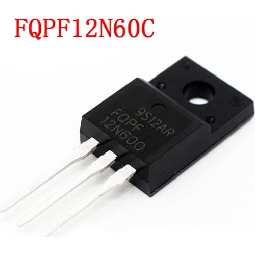 10PCS FQPF12N60C TO-220F 12N60C 12N60 TO220 FQPF12N60 TO-220 new MOS FET transistor