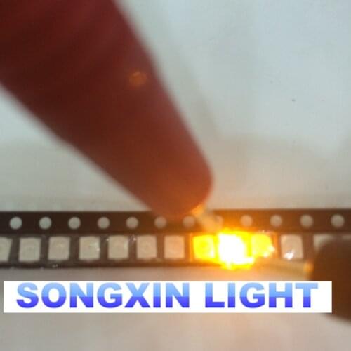 200 pcs Yellow POWER TOP 1210 3528 SMD SMT PLCC-2 1500MCD Ultra Bright LED New XIASONGXIN LIGHT Wholesale