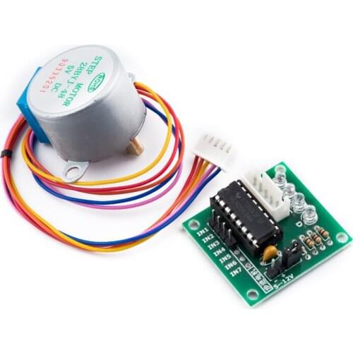 28BYJ-48-5V 4 phase Stepper Motor+ Driver Board ULN2003 for Arduino 1 x Stepper motor +1x ULN2003 Driver board
