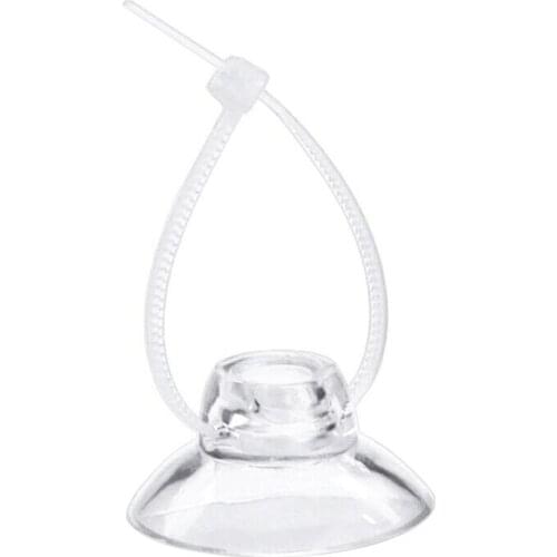 4/8/20Pcs Suction Cups with Adjustable Zip Ties for Aquarium Fish Tank Binding Moss Shrimp Dodging Nest