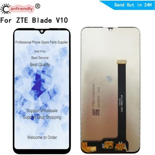 6.3" LCD For ZTE Blade V10 LCD Display+Touch panel Screen Replacement Digitizer Assembly For ZTE Blade V10 Display 1080 x 2280