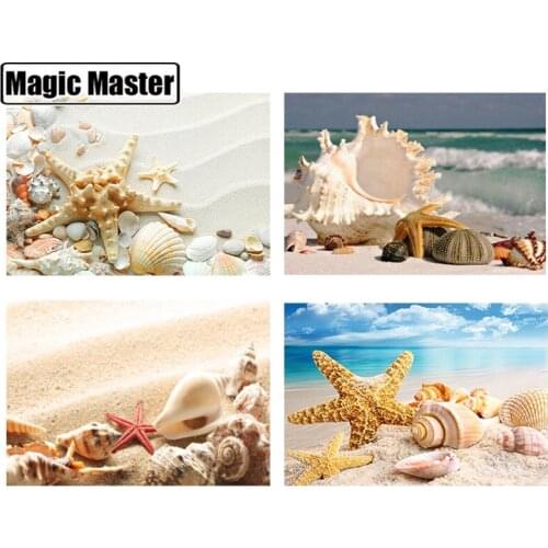 Full Square/Round Drill 5D DIY Diamond Painting "Sea shell" 3D Embroidery Cross Stitch 3D Home Decor Gift