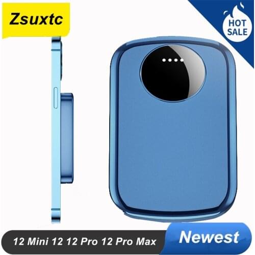 10000Mah 22.5W PD + 15W Wireless Charger Battery Case For iPhone 12 Mini 12 Pro Max Smart Power Bank For iPhone 12Pro Cover Case