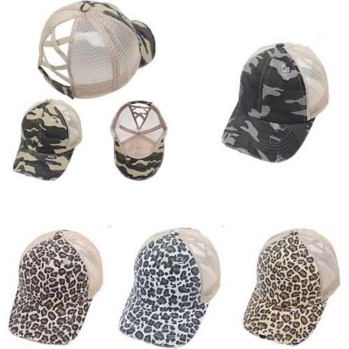 Summer Trendy Baseball Caps For Men Hip Hop Camouflage Jacquard Breathable Mesh Back Adjustable Snapback Hat Gorras Para Mujer