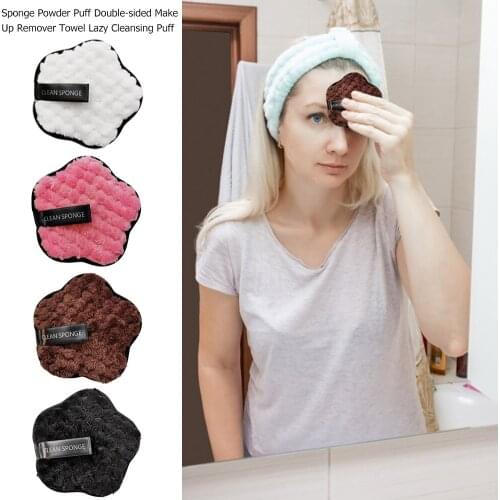 Reusable Face Cleaner Puff Skin Cleaning Tool Star Shape Makeup Removal Sponge Reusable Cleansing Makeup Sponge