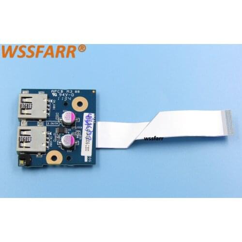 Original for HP for Pavilion DV6 DV6-6000 DV7 DV7-6000 USB Board with Cable HPMH-40GAB630S-C 100% tested ok
