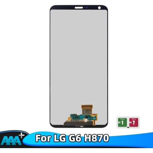 Original G6 LCD For LG G6 Display With Frame Touch Screen 5.7"LG G6 H870 H870DS H872 LS993 VS998 US997 LCD Screen Assembly