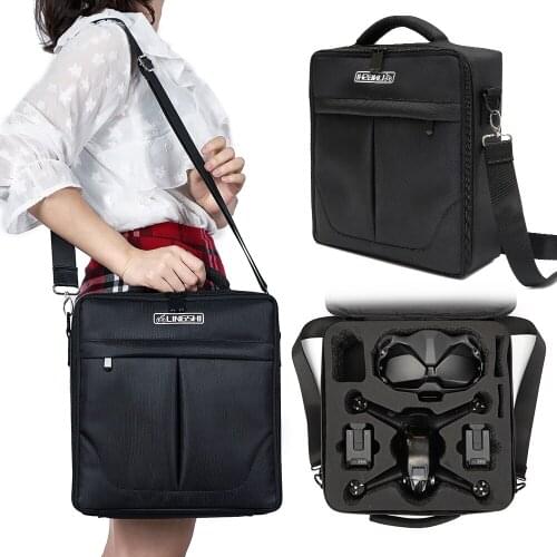 Portable Storage Carrying Bag Case Box Shoulder Package For DJI FPV Combo Drone High-Capacity Waterproof Durable And Wearable