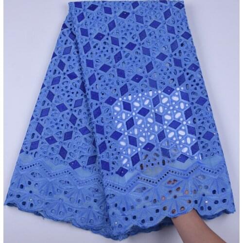 Swiss Voile Lace In Switzerland African Cotton 100% French Embroidery Lace Fabric Suitable For Daily Wear Wedding Decoration1710