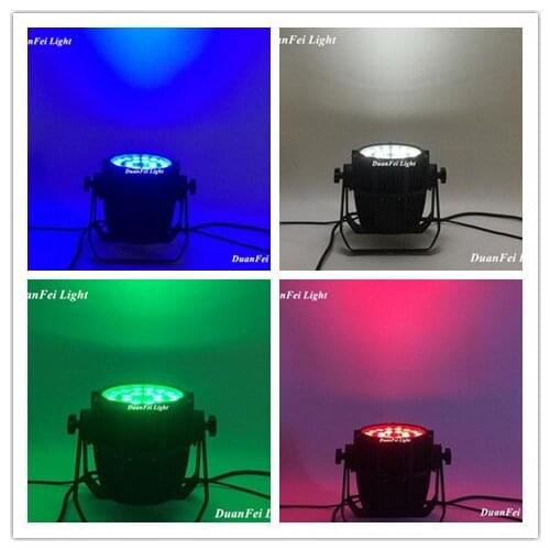 12pcs/lot LED Par light outdoor 24x18W dmx led par wash rgbwa uv 6in1 ip 65 24 led par light