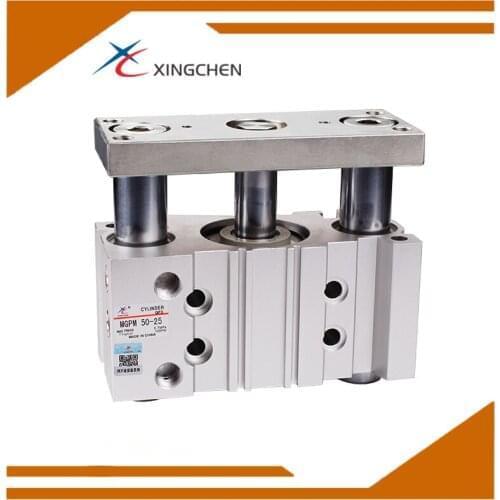 TCM50/MGPM50-25 MGPM50-30 MGPM50-50 MGPM50-75 MGPM50-100 Compact thin cylinder with guide rod TCM MGPM series
