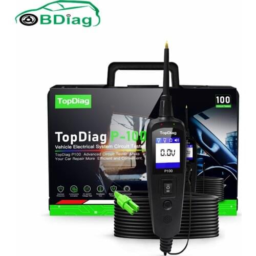 New Generation JDiag P100 Power Probe P-100 Electrical Circuit Tester For Cars Trucks Motorbikes Multi-Languages Free Shipping